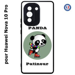 Coque pour Huawei Nova 10 Pro Panda patineur patineuse - sport patinage