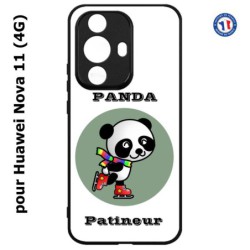 Coque pour Huawei Nova 11 4G Panda patineur patineuse - sport patinage