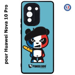Coque pour Huawei Nova 10 Pro PANDA BOO© Français béret baguette - coque humour