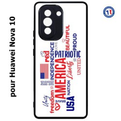 Coque pour Huawei Nova 10 USA lovers - drapeau USA - patriot