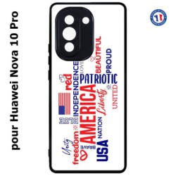 Coque pour Huawei Nova 10 Pro USA lovers - drapeau USA - patriot