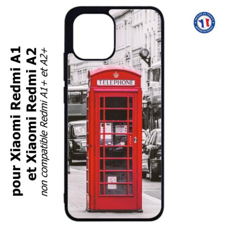 Coque pour Xiaomi Redmi A1 et A2 - Cabine téléphone Londres - Cabine rouge London