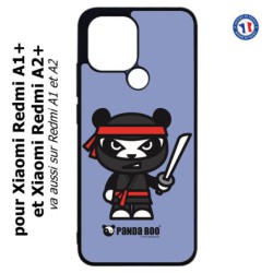 Coque pour Xiaomi Redmi A1+ et A2+ - PANDA BOO© Ninja Boo noir - coque humour