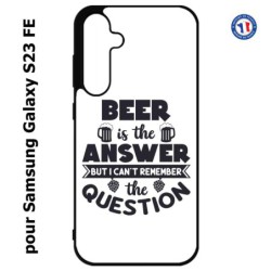 Coque pour Samsung S23 FE - Beer is the answer Humour Bière