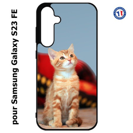 Coque pour Samsung S23 FE - Adorable chat - chat robe cannelle