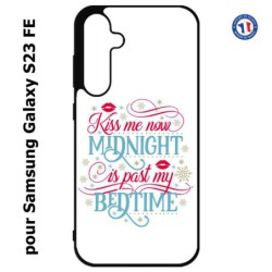 Coque pour Samsung S23 FE - Kiss me now Midnight is past my Bedtime amour embrasse-moi