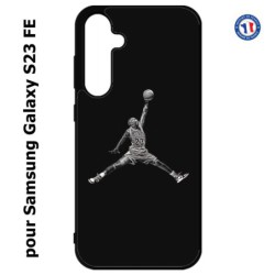 Coque pour Samsung S23 FE - Michael Jordan 23 shoot Chicago Bulls Basket