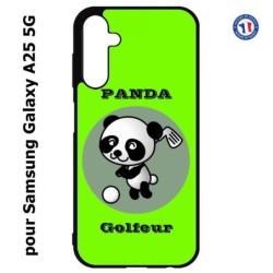 Coque pour Samsung A25 5G - Panda golfeur - sport golf - panda mignon