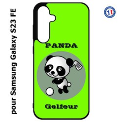 Coque pour Samsung S23 FE - Panda golfeur - sport golf - panda mignon