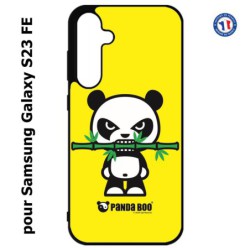 Coque pour Samsung S23 FE - PANDA BOO© Bamboo à pleine dents - coque humour