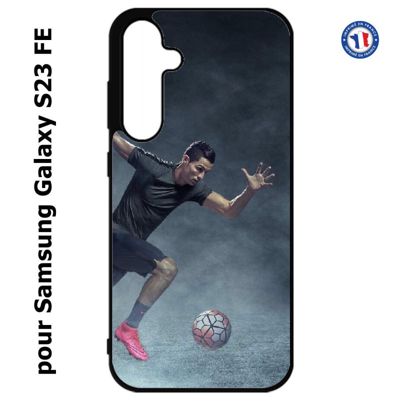 Coque pour Samsung S23 FE - Cristiano Ronaldo club foot Turin Football course ballon
