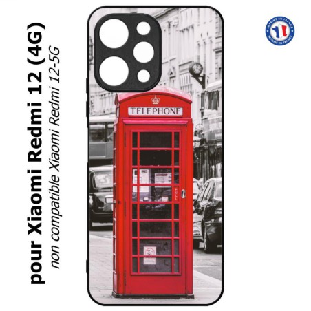 Coque pour Xiaomi Redmi 12 (4G) - Cabine téléphone Londres - Cabine rouge London