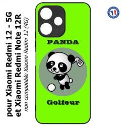 Coque pour Xiaomi Redmi 12 5G - Panda golfeur - sport golf - panda mignon