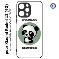 Coque pour Xiaomi Redmi 12 (4G) - Panda tout mignon