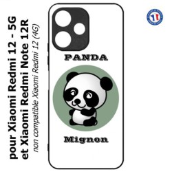 Coque pour Xiaomi Redmi Note 12R - Panda tout mignon
