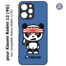 Coque pour Xiaomi Redmi 12 (4G) - PANDA BOO© Banzaï Samouraï japonais - coque humour