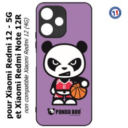 Coque pour Xiaomi Redmi Note 12R - PANDA BOO© Basket Sport Ballon - coque humour