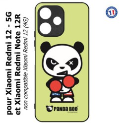 Coque pour Xiaomi Redmi 12 5G - PANDA BOO© Boxeur - coque humour