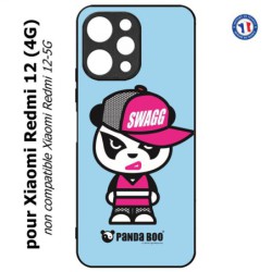 Coque pour Xiaomi Redmi 12 (4G) - PANDA BOO© Miss Panda SWAG - coque humour