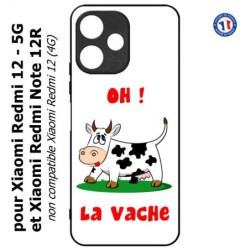 Coque pour Xiaomi Redmi 12 5G - Oh la vache - coque humoristique
