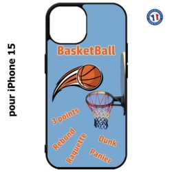 Coque pour iPhone 15 - fan Basket