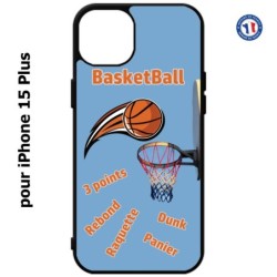 Coque pour iPhone 15 Plus - fan Basket