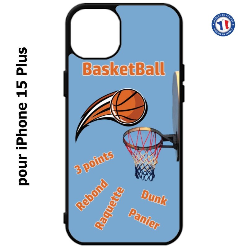 Coque pour iPhone 15 Plus - fan Basket