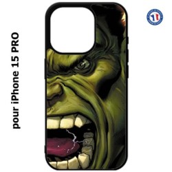 Coque pour iPhone 15 Pro - Monstre Vert Hurlant
