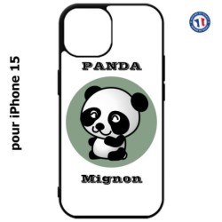 Coque pour iPhone 15 - Panda tout mignon