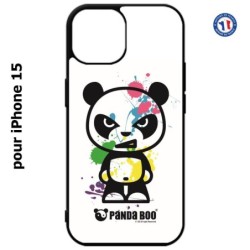Coque pour iPhone 15 - PANDA BOO© paintball color flash - coque humour
