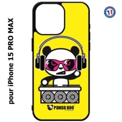 Coque pour iPhone 15 Pro Max - PANDA BOO© DJ music - coque humour