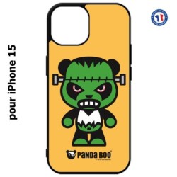 Coque pour iPhone 15 - PANDA BOO© Frankenstein monstre - coque humour