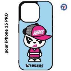Coque pour iPhone 15 Pro - PANDA BOO© Miss Panda SWAG - coque humour
