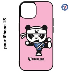 Coque pour iPhone 15 - PANDA BOO© Ninja Kung Fu Samouraï - coque humour