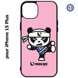 Coque pour iPhone 15 Plus - PANDA BOO© Ninja Kung Fu Samouraï - coque humour