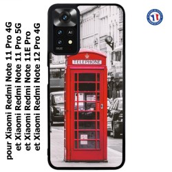 Coque pour Xiaomi Redmi Note 11E PRO Cabine téléphone Londres - Cabine rouge London