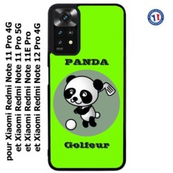 Coque pour Xiaomi Redmi Note 12 PRO 4G - Panda golfeur - sport golf - panda mignon