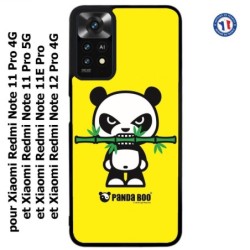 Coque pour Xiaomi Redmi Note 11 PRO 4G et 5G PANDA BOO© Bamboo à pleine dents - coque humour