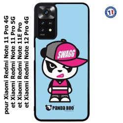 Coque pour Xiaomi Redmi Note 11 PRO 4G et 5G PANDA BOO© Miss Panda SWAG - coque humour