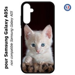 Coque pour Samsung Galaxy A05s - Bébé chat tout mignon - chaton yeux bleus
