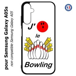 Coque pour Samsung Galaxy A05s - J'aime le Bowling