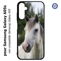 Coque pour Samsung Galaxy A05s - Coque cheval blanc - tête de cheval