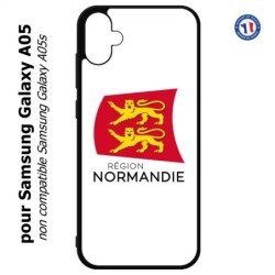 Coque pour Samsung Galaxy A05 - Logo Normandie - Écusson Normandie - 2 léopards