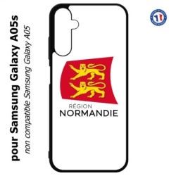 Coque pour Samsung Galaxy A05s - Logo Normandie - Écusson Normandie - 2 léopards