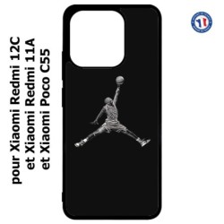 Coque pour Xiaomi Redmi 12C / Poco C55 - Michael Jordan 23 shoot Chicago Bulls Basket