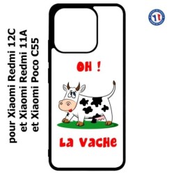 Coque pour Xiaomi Redmi 12C / Poco C55 - Oh la vache - coque humoristique