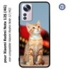 Coque pour Xiaomi Redmi Note 12S (4G) - Adorable chat - chat robe cannelle