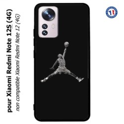 Coque pour Xiaomi Redmi Note 12S (4G) - Michael Jordan 23 shoot Chicago Bulls Basket