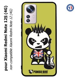 Coque pour Xiaomi Redmi Note 12S (4G) - PANDA BOO© Punk Musique Guitare - coque humour