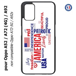 Coque pour Oppo A52 / A72(4G) / A92 - USA lovers - drapeau USA - patriot